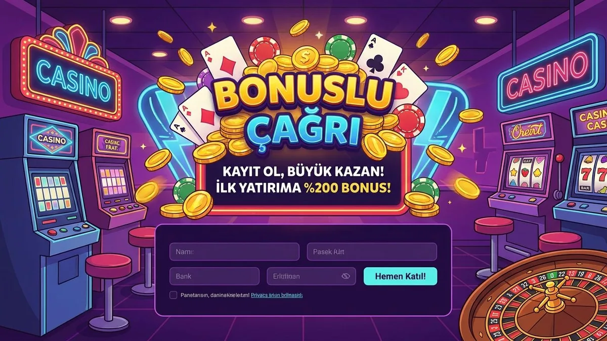 Bonusla kayıt ol